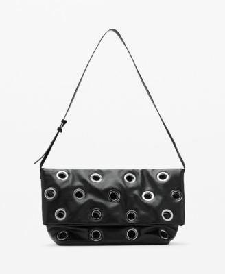 MANGO - Women's Eyelets Crossbody Bag