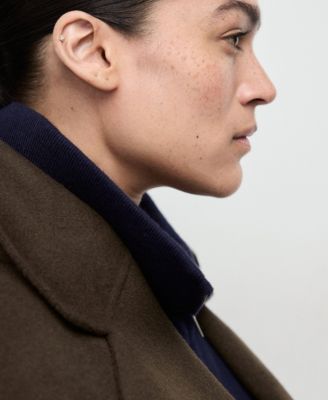 Women's Belt Handmade Wool Coat