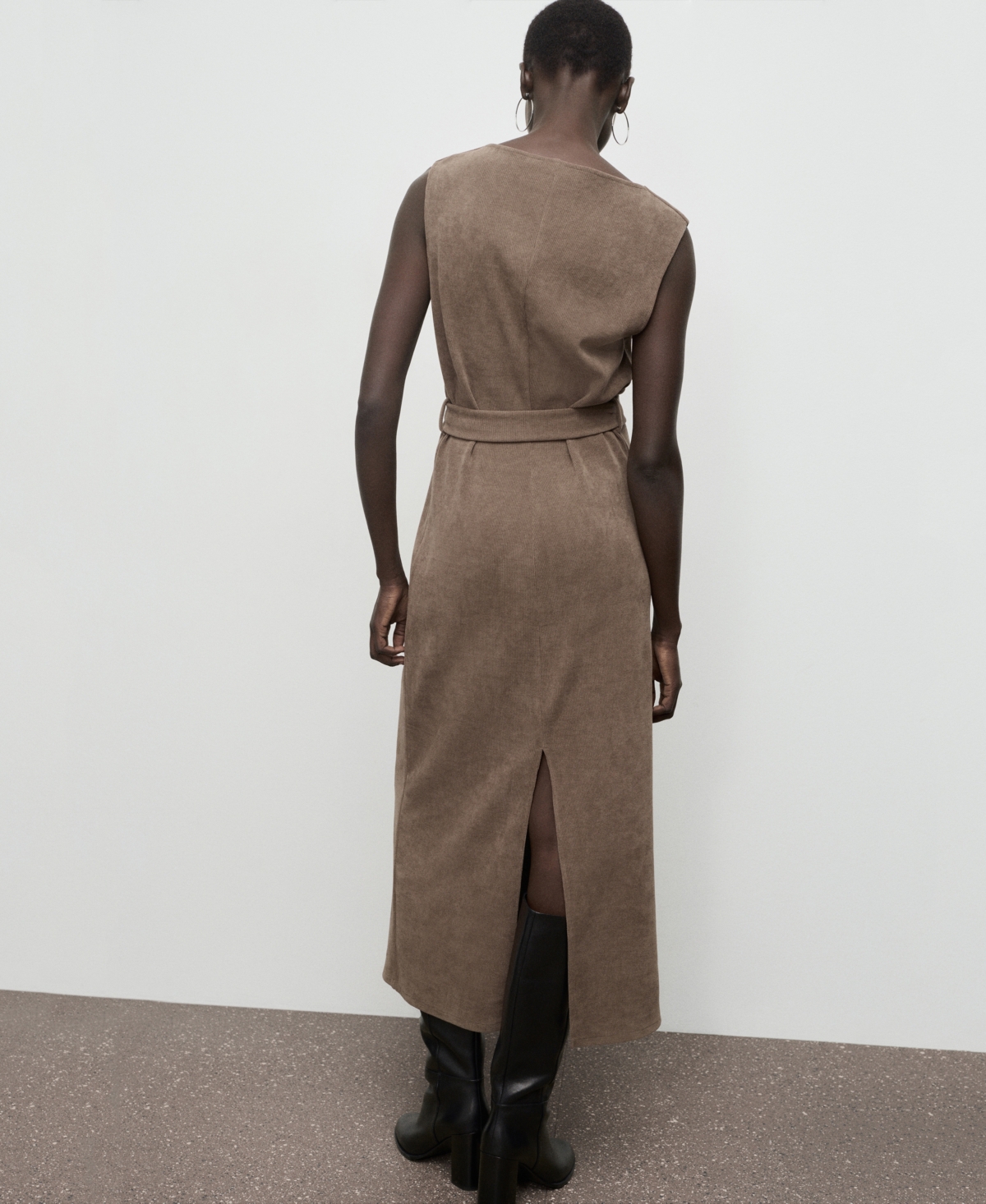 Mango Women's Belt Knit Dress