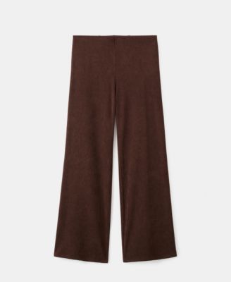 Women's Elastic Waist Corduroy Pants