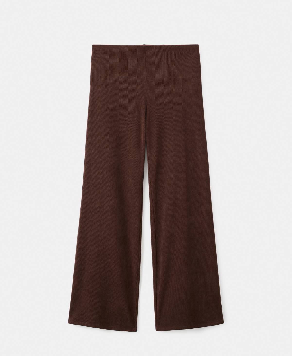 Mango Women's Elastic Waist Corduroy Pants