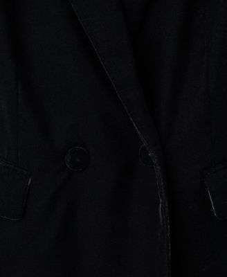 Women's Double-Breasted Velvet Jacket