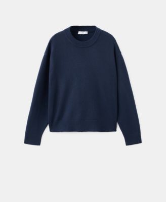 Women's Round-Neck Knitted Sweater