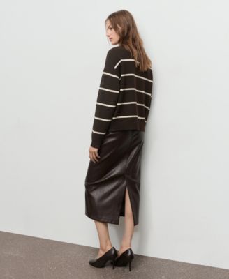 Women's Knit Striped Sweater