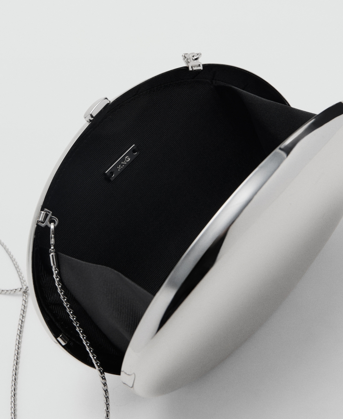 Mango Women's Oval Clutch Bag