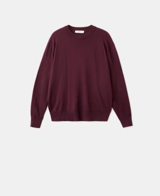 MANGO - Women's Fine-Knit Crew-Neck Sweater