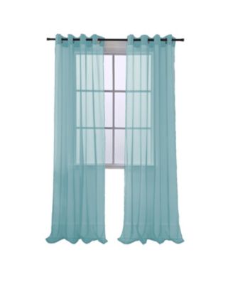 Cara Grommet Curtain Panel for Windows, 54" x 84"