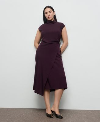 Women's Turtleneck Wrap Dress