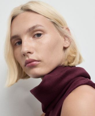 Women's Combined Funnel Neck Dress