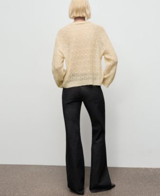 Women's Lace Pattern Knit Sweater