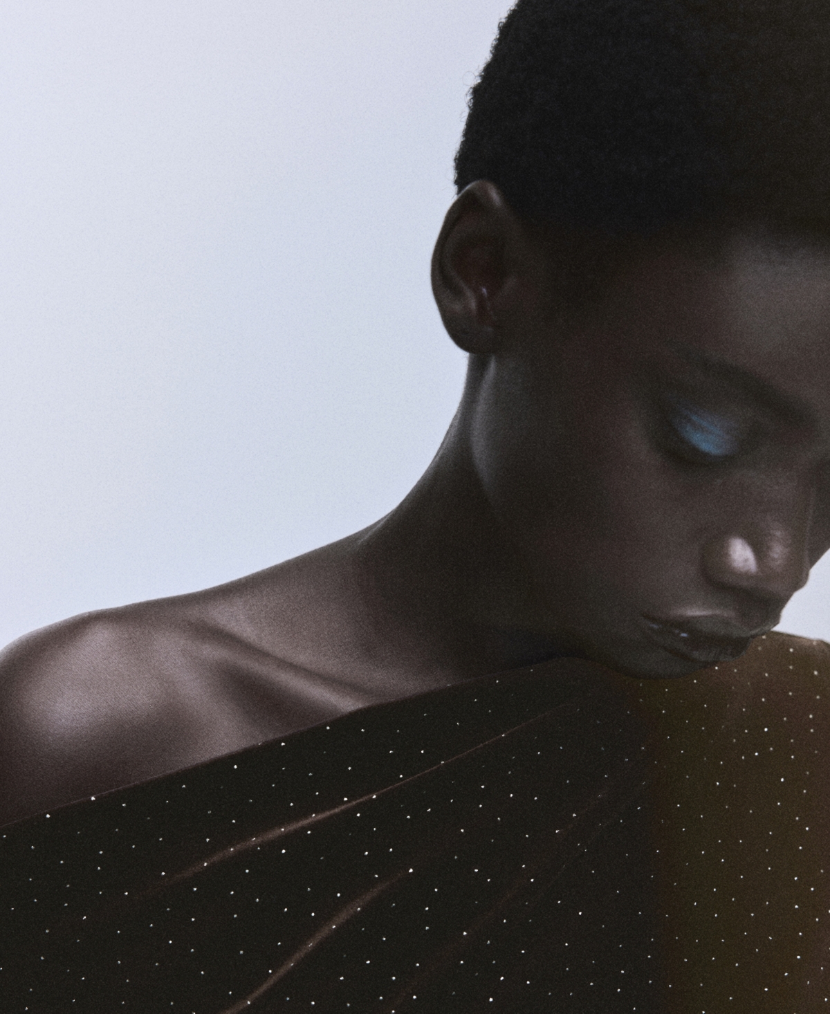 Mango Women's Shiny Details Asymmetrical Velvet Dress In Brown