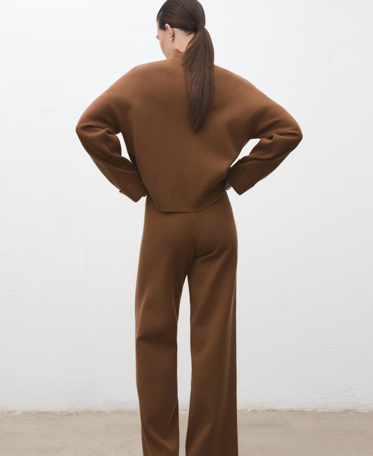 Mango Women's High Collar Sweater