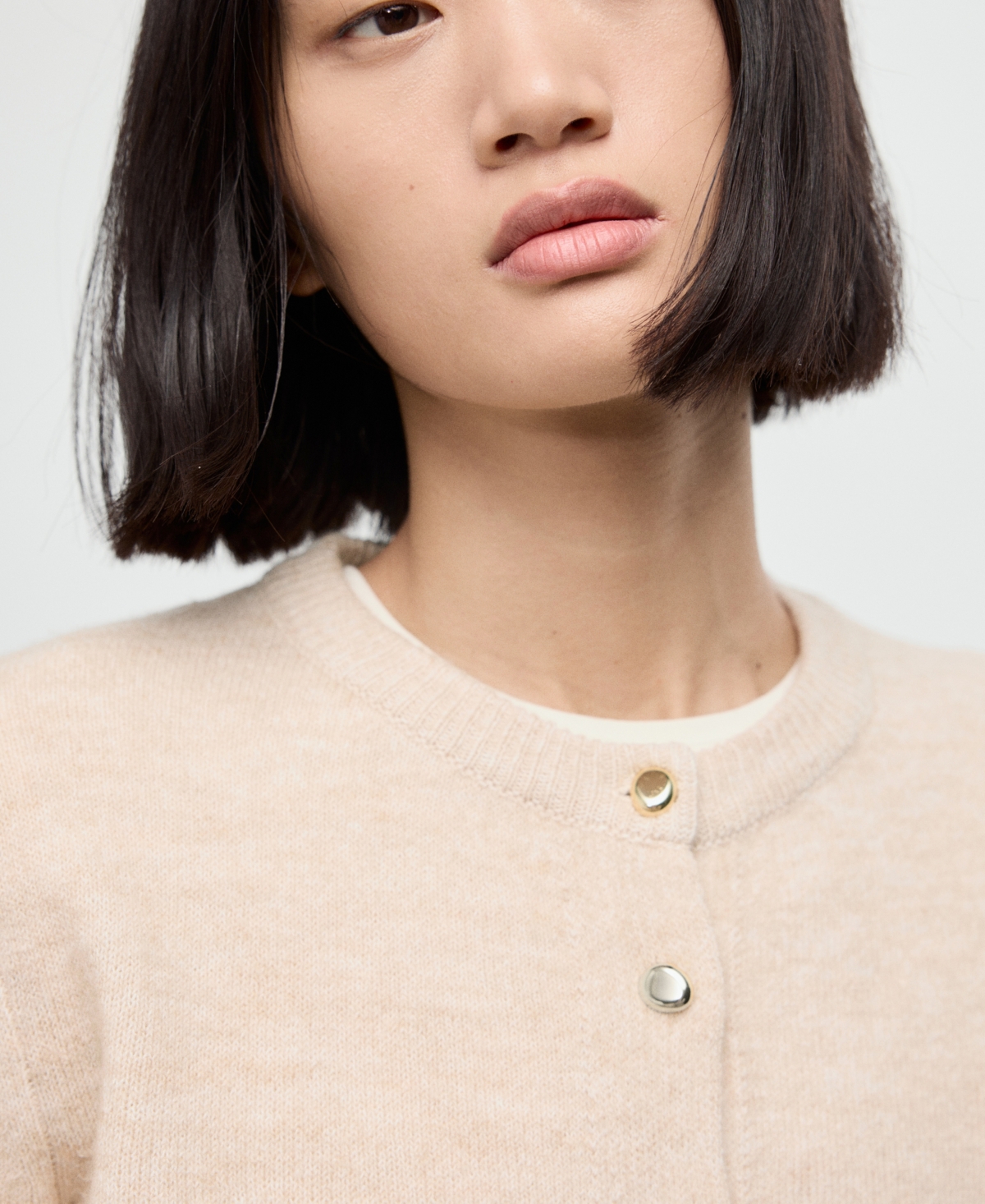 Mango Women's Knitted Button Cardigan