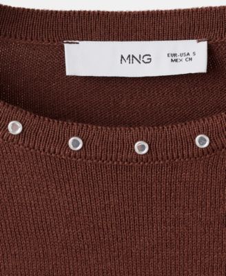 Women's Studded Knitted Sweater