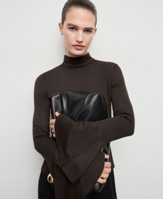 Women's Flared Sleeves Fitted Top