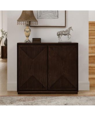 Mid Century Modern V-shape Storage Cabinet