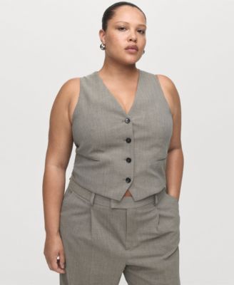 Women's Wool-Blend Suit Vest