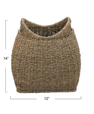 Handled Basket, Seagrass