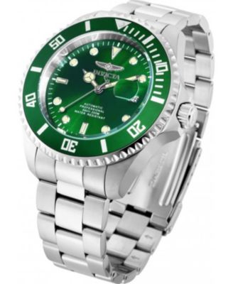 Men's 35719 Pro Diver Automatic 3 Hand Green Dial Watch