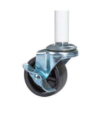 3-Tier Slim Storage Cart, White