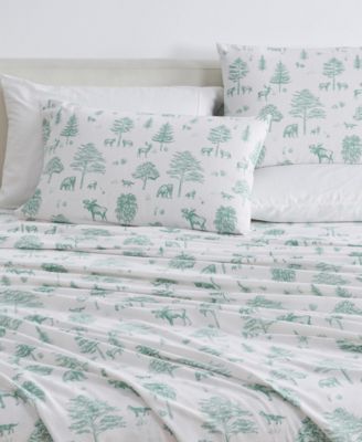 Ultra-Soft Turkish Cotton Flannel Lodge Print Sheet Set
