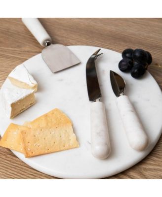 Boxed Set of Marble Cheese Tools