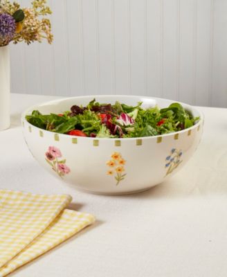 Floral Serving Bowl, Exclusively at Macy's