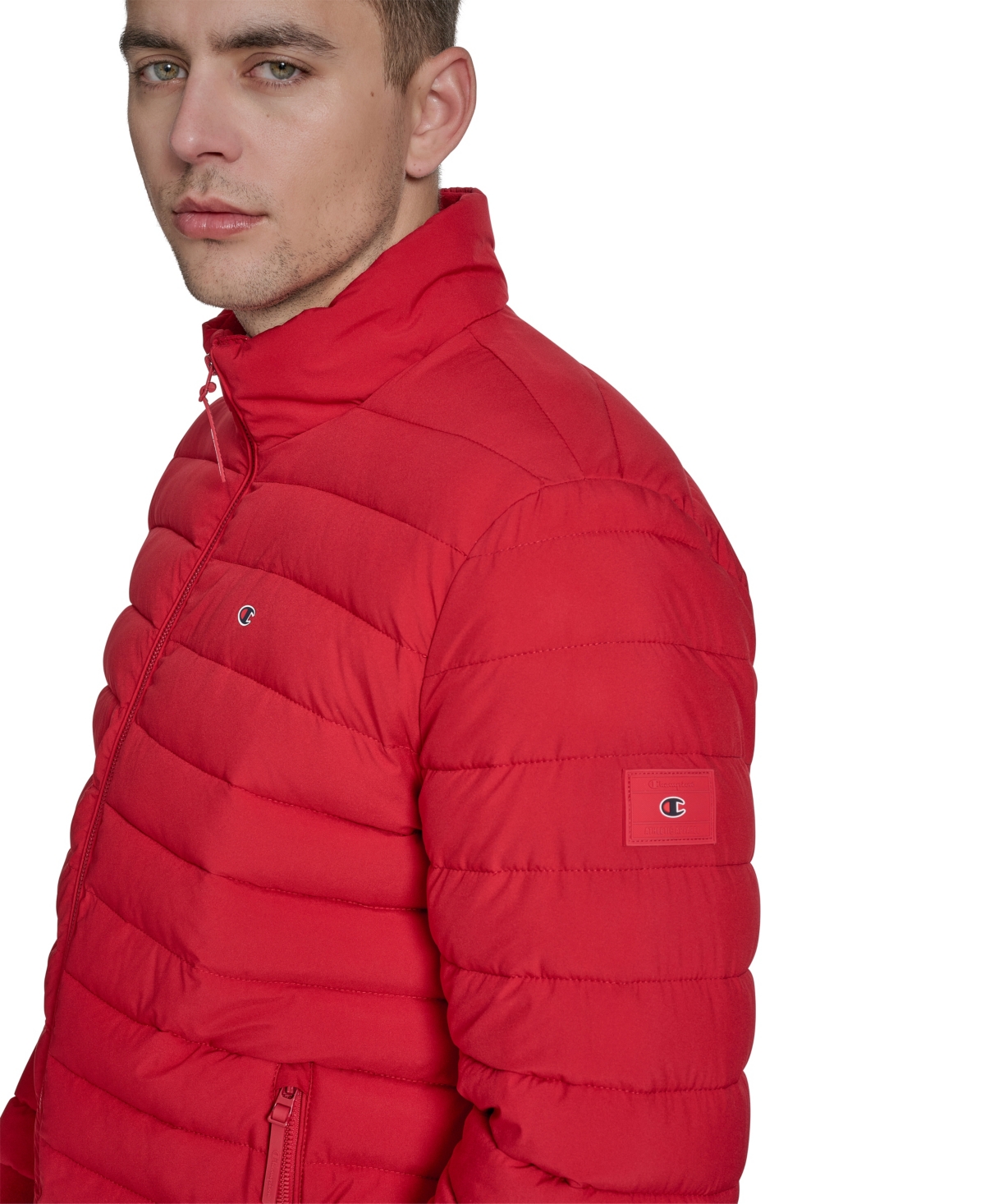 Champion Men's Quilted Long-Sleeve Jacket