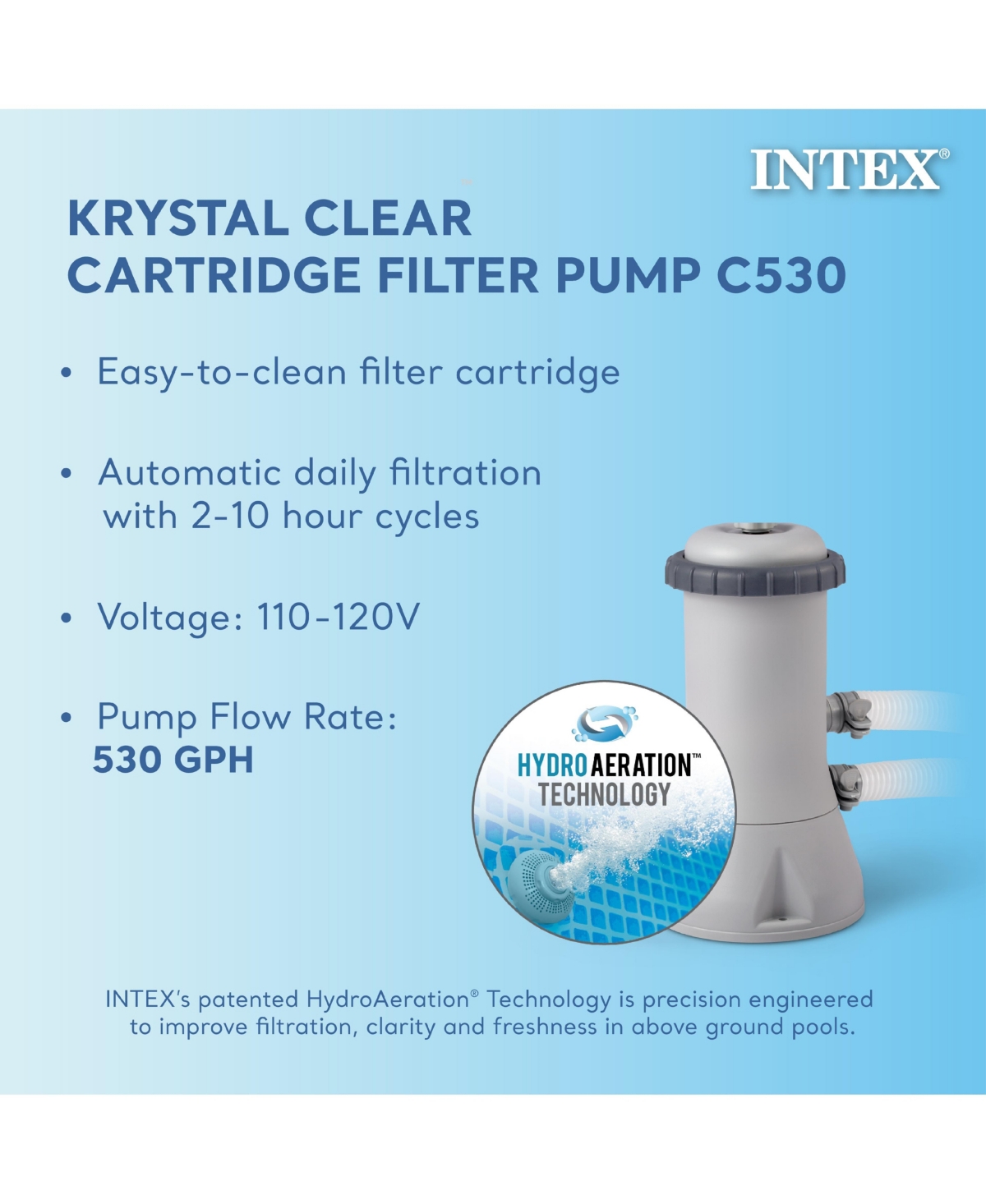 Intex 28141EH 13' x 33" Easy Set Inflatable Swimming Pool w/ 530 Gph Filter Pump