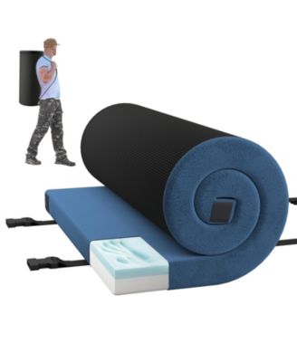 Foldable Camping Mattress with High density foam Cushion and Anti-slip Bottom