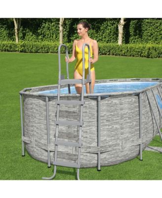 Flowclear 52 Inch Heavy Duty Metal A Frame Above Ground Pool Ladder