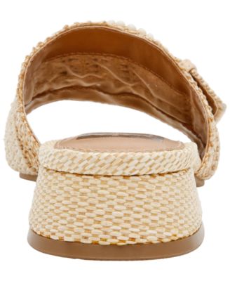 Women's Nillz Buckle Slide Low Block Heel Dress Sandals