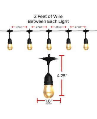 24 ft Sound Reactive Smart Multi-Color Outdoor String Light