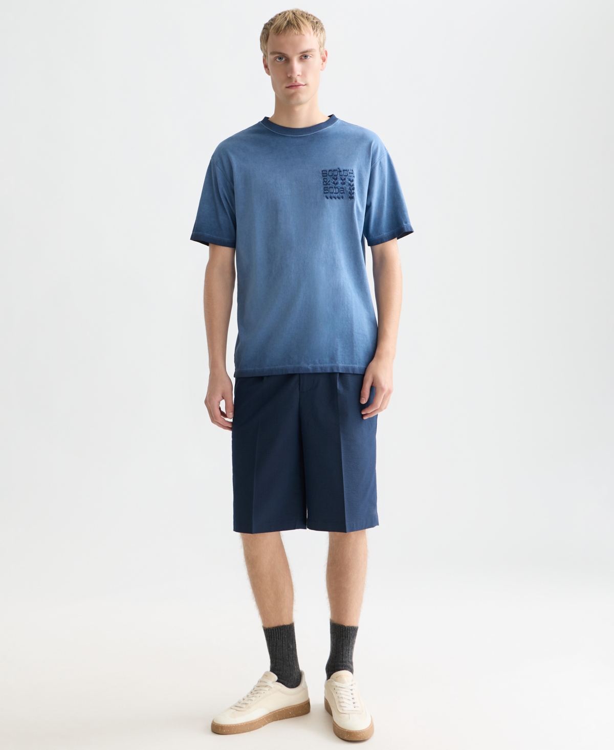 Scotch & Soda Men's Embroidered Artwork Short-Sleeve T-Shirt