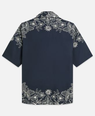 Men's Printed Short-Sleeve Shirt