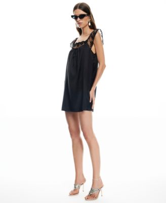 Women's Square Neck Mini Dress