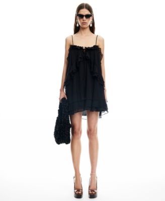 Women's Ethereal Square Neck Mini Dress