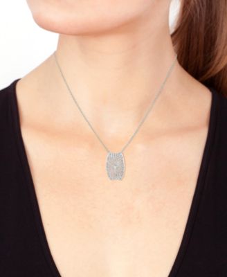Diamond Pendant Necklace (3/8 ct. t.w.) in 14k White Gold