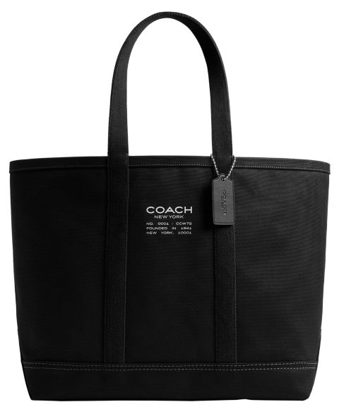 Мужская сумка COACH Utility Canvas, цвет: Чёрный