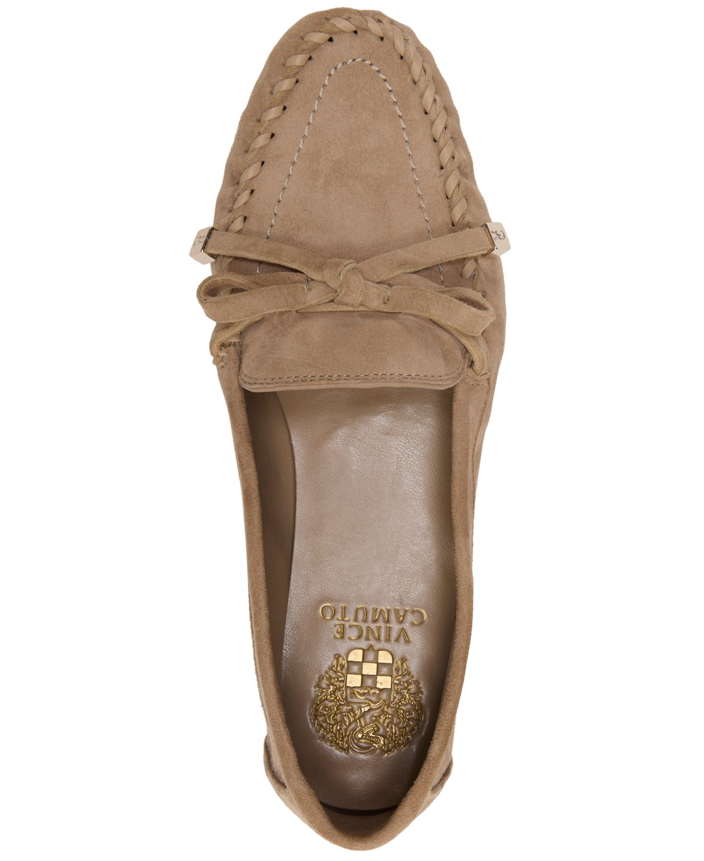 Женские туфли Vince Camuto Katenas Bow Applique Slip-On, цвет: Замшевый — фото 4
