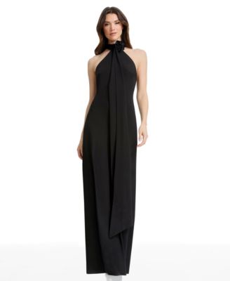 Dress the Population - Women's Olivia Halter Neck Dress