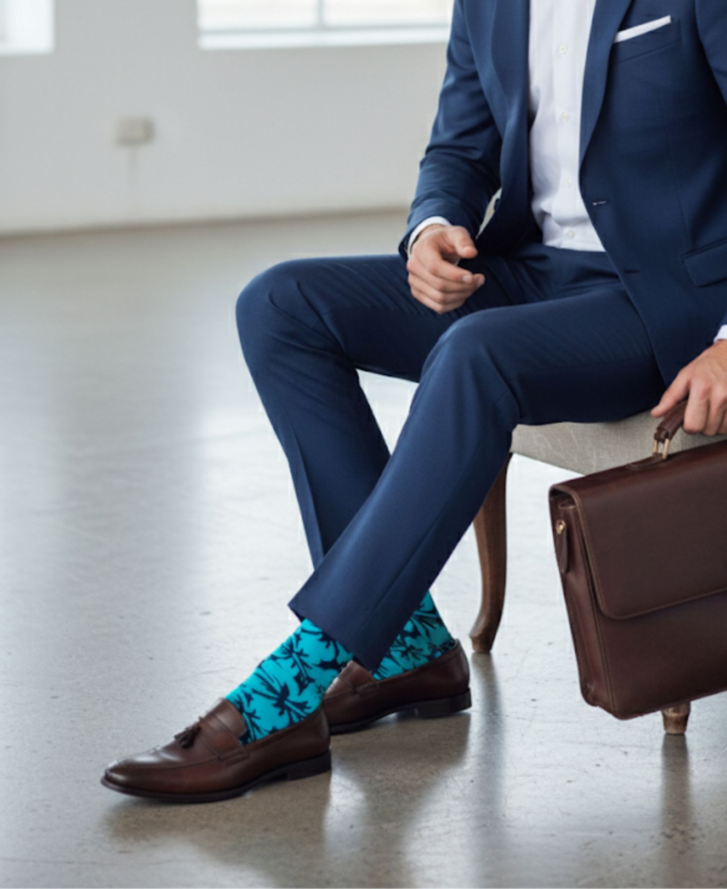 Носки Bundle для мужчин, 3 шт. — Love Sock Company, цвет: Чёрный / Тёмно-синий — фото 2