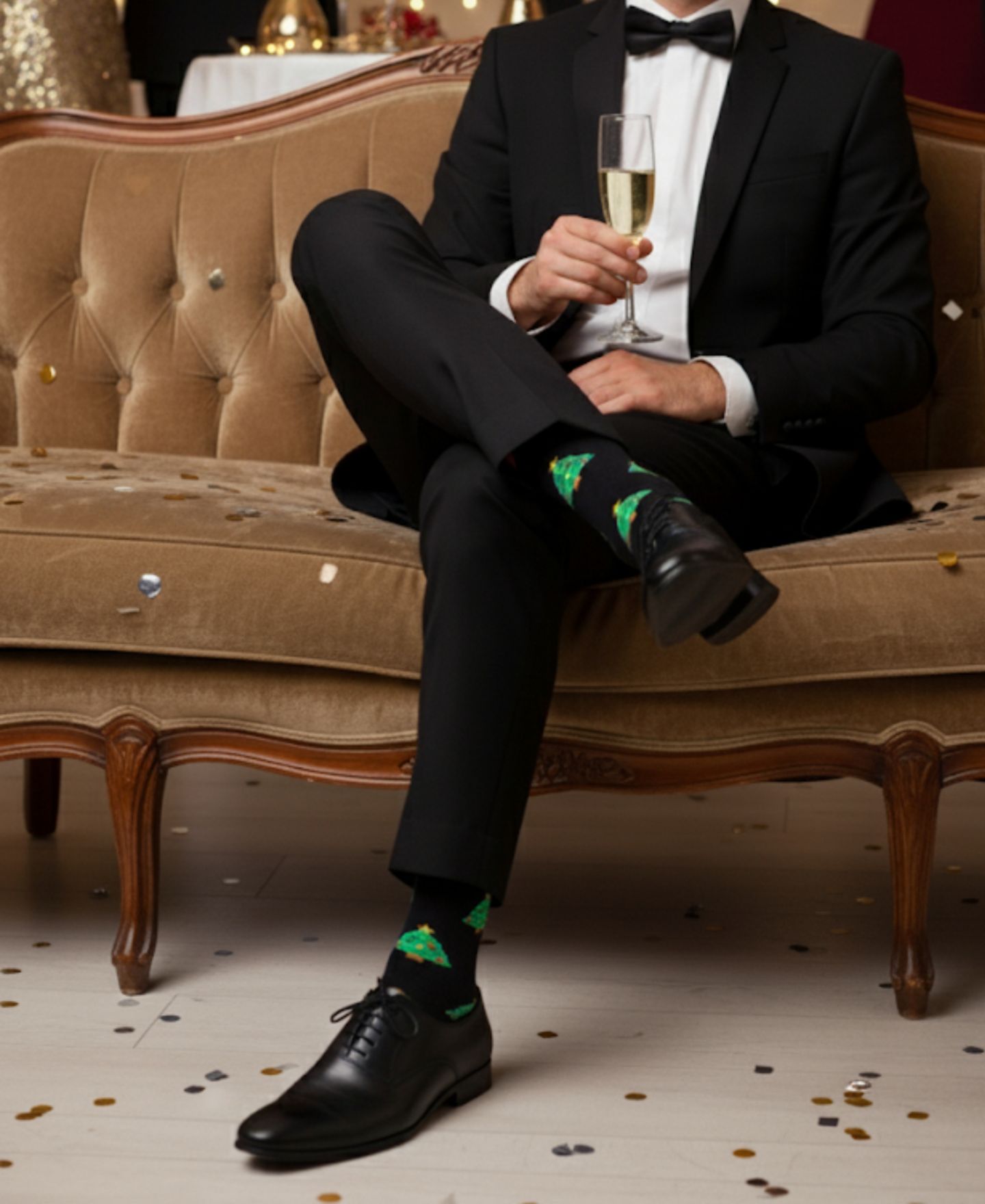 Носки Tree для мужчин — Love Sock Company, цвет: Чёрный — фото 2