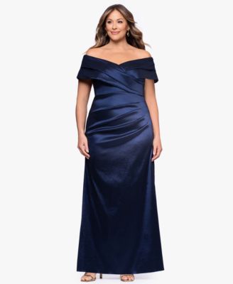Plus Size Off-The-Shoulder Dress