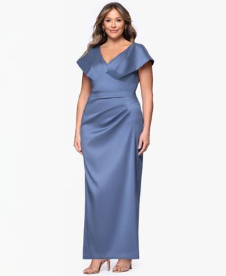 Plus Size V-Neck Long Dress