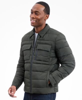 Men's Quilted Shirt Jacket