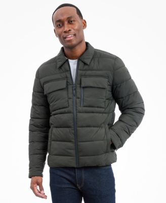 Men's Quilted Shirt Jacket