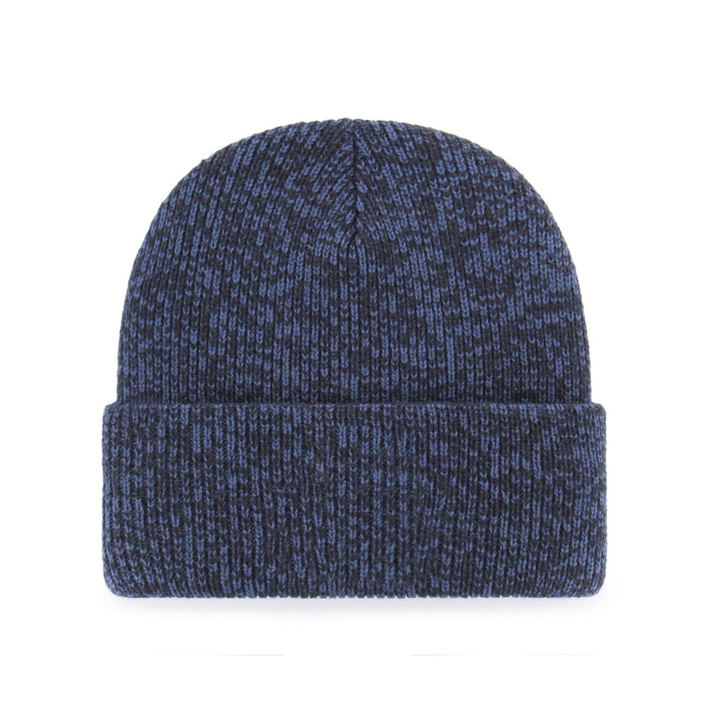 Мужская шапка '47 Brand Heather Navy Seattle Seahawks Brain Freeze Cuffed Knit Hat — фото 2