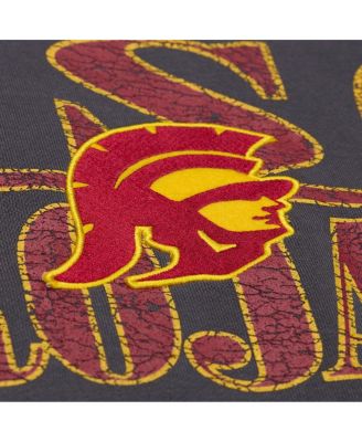 Men's Charcoal USC Trojans Downtown Fleece Sweatshirt