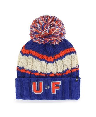Women's Royal Florida Gators Emma Cuffed Knit Hat with Pom